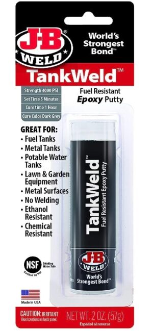 J-B WELD 8217 epoxidový tmel pro opravy palivových nádrží TankWeld ( 57g )